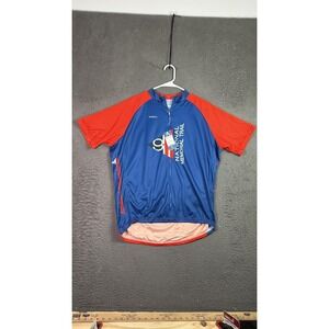 Primal National Memorial Trail Jersey Mens 2XL Blue Red‎ Cycling Shirt 9/11 2019